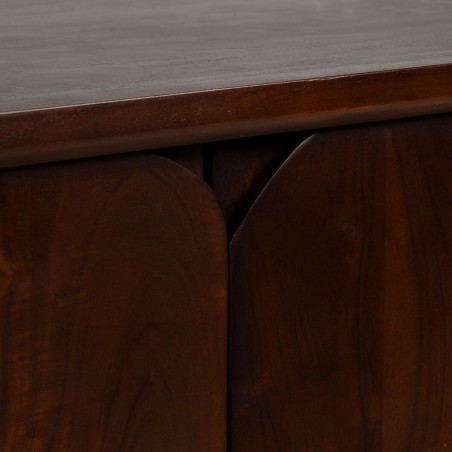 Meuble d'Appoint Marron Bois d'acacia 90 x 40 x 80 cm