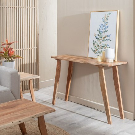 Meuble d'Entrée Naturel 115 x 40 x 76,5 cm 2