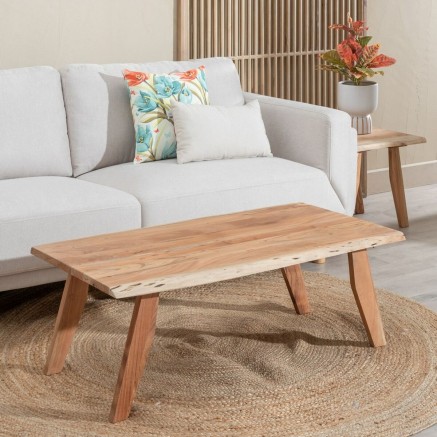 Mesa de Centro Natural 110 x 60 x 40 cm 2
