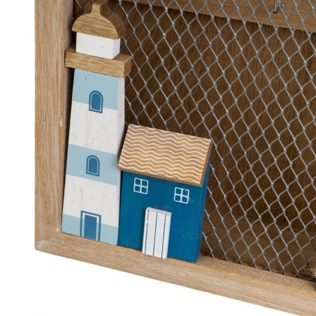 Armadietto portachiavi Azzurro Naturale 20 x 8 x 26 cm
