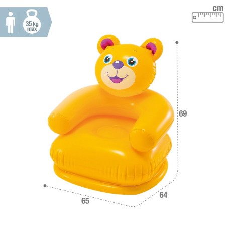 Opblaasbare stoel Intex HAPPY ANIMAL 66 x 79 x 64 cm