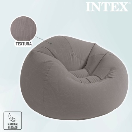 Poltrona Gonfiabile Intex Grigio 107 x 69 x 104 cm 114 x 71 x 114 cm (
