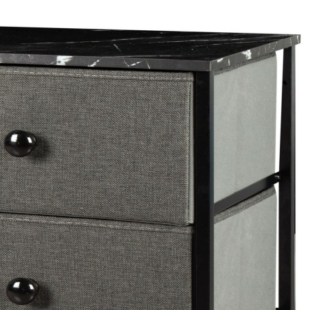 Ladenkast Max Home Grijs Marmer 80 x 81 x 30 cm