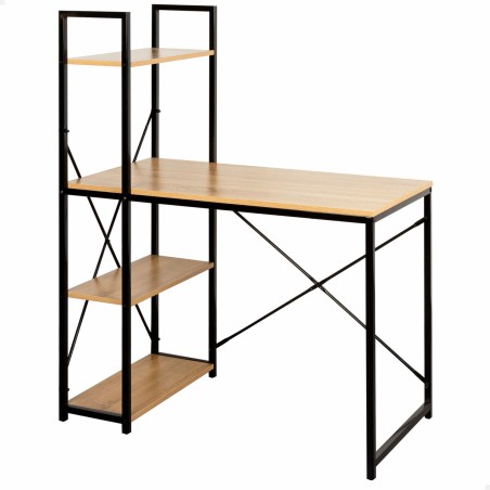 Bureau avec étagère Max Home Acier Mélamine Contre-plaqué 120 x 12