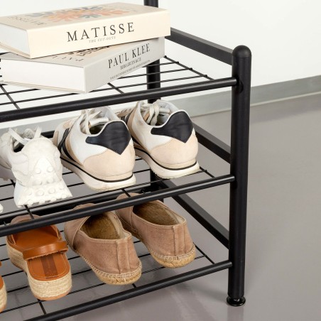 Garderobe mit Einlegeboden Max Home Stahl Melamine Spanplatte Minimali
