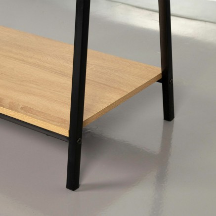 Appendiabiti con ripiano Max Home Acciaio Melammina Truciolare Minimal 2