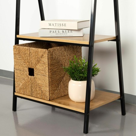 Appendiabiti con ripiano Max Home Acciaio Melammina Truciolare Minimal