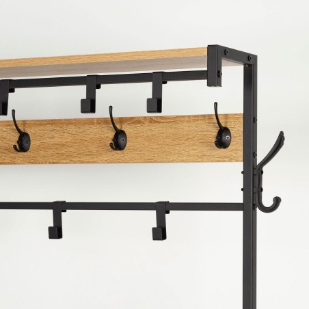 Perchero con Balda Max Home Acero Melamina Aglomerado Minimalista 102