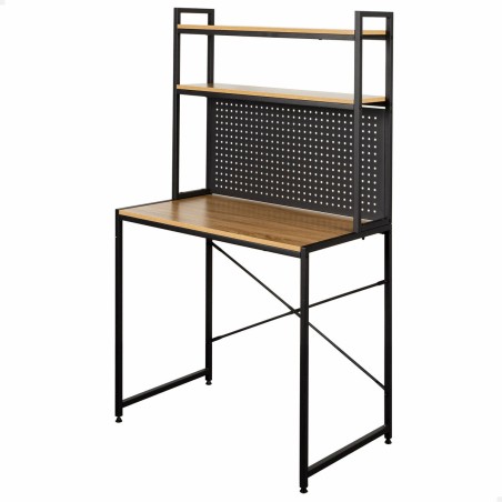 Schreibtisch mit Regalen Max Home Stahl Melamine Spanplatte 84 x 148 x