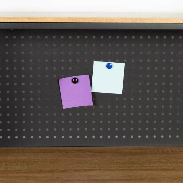 Bureau avec étagères Max Home Acier Mélamine Contre-plaqué 84 x 14