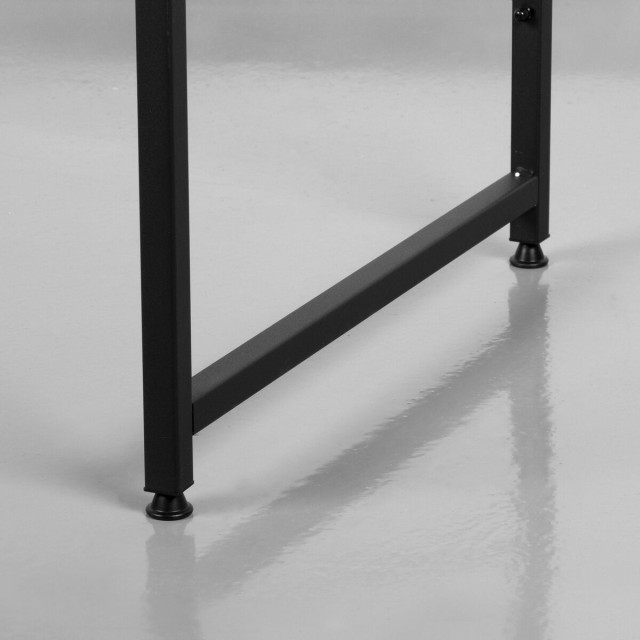 Bureau avec étagères Max Home Acier Mélamine Contre-plaqué 84 x 14