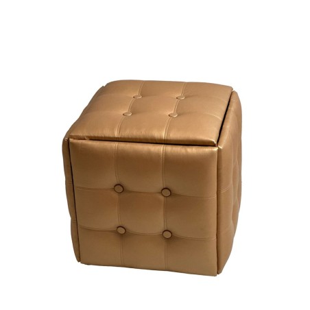 Juego de taburetes GO GIFT Transformer Camel Piel Acero 50 x 50 x 50 c