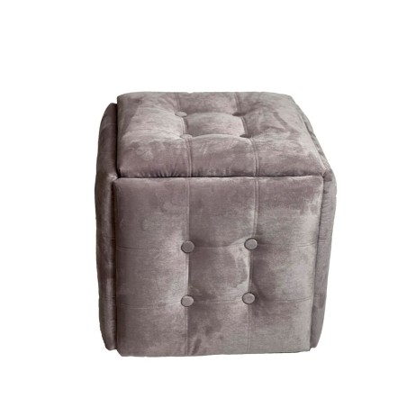 Juego de taburetes GO GIFT Transformer Rosa Terciopelo Acero 50 x 50 x