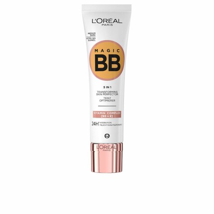 Base de Maquillaje Cremosa L'Oreal Make Up Magic Bb Medium Dark Spf 10