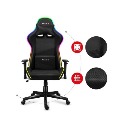 Gaming stoel Huzaro HZ-Force 6.3 RGB Mesh Zwart 2