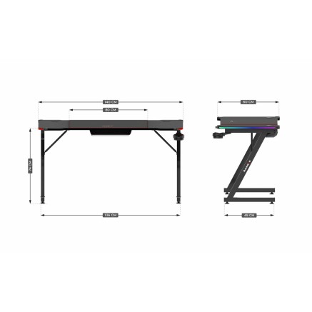 Schreibtisch Huzaro HZ-Hero 3.3 RGB 2