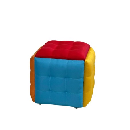Jeu de tabourets GO GIFT Transformer Multicouleur Cuir Acier 50 x 50 x