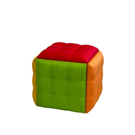 Jeu de tabourets GO GIFT Transformer Multicouleur Cuir Acier 50 x 50 x