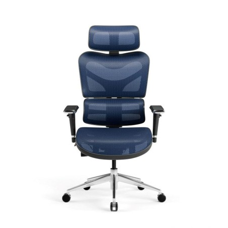 Gaming-Stuhl Diablo Chairs Diablo V-COMMANDER Blau Schwarz