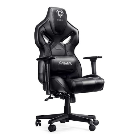 Chaise de jeu Diablo Chairs X-FIGHTER Noir