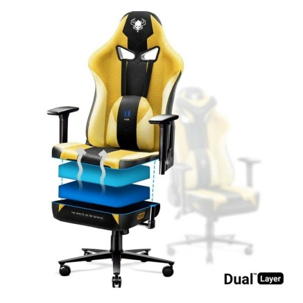 Silla Gaming Diablo Chairs Diablo X-PLAYER 2.0. KING Amarillo Negro 2