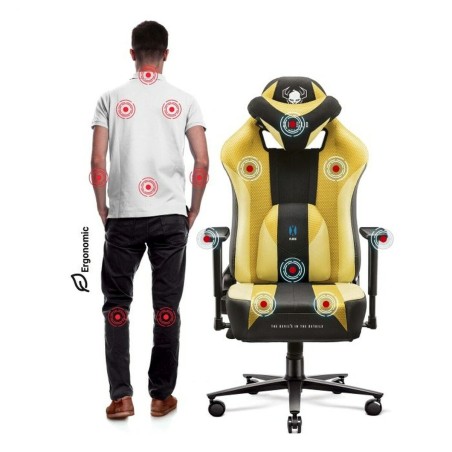 Sedia Gaming Diablo Chairs Diablo X-PLAYER 2.0. KING Giallo Nero