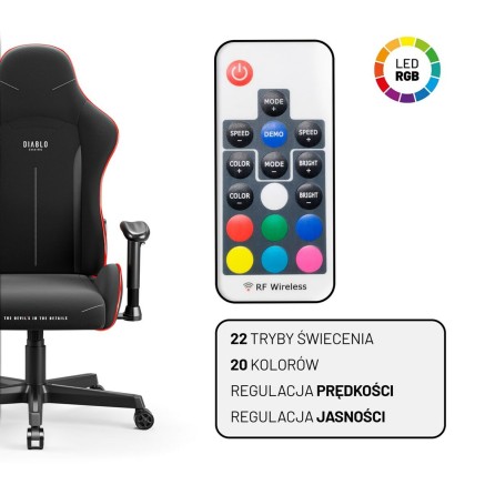 Sedia Gaming Diablo Chairs X-Starter Nero 20 colori 2