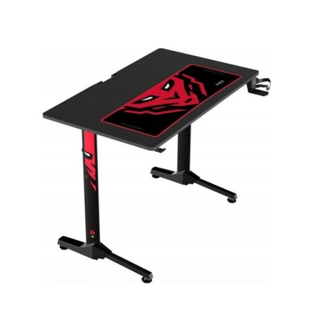 Mesa de Escritorio Gaming Diablo Chairs 1469 Blanco Negro Rojo 100 x 7