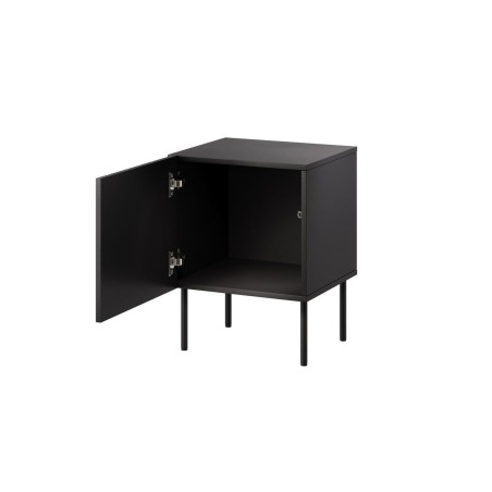 Mesita de Noche Cama Meble ISLA 400068 Negro