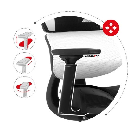 Sedia Gaming Huzaro HZ-Combat 8.0 White