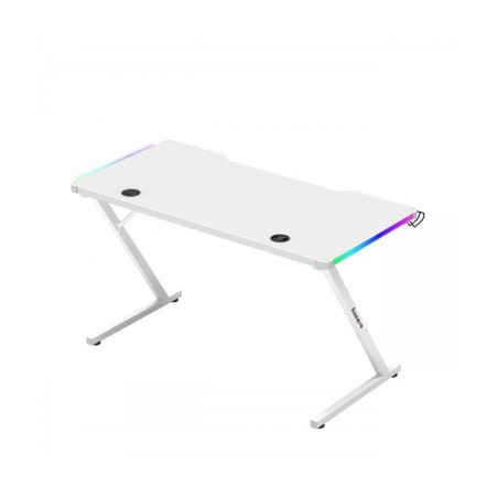 Mesa de Escritorio Gaming Huzaro HZ-Hero 2.5 White RGB Blanco 120 x 75