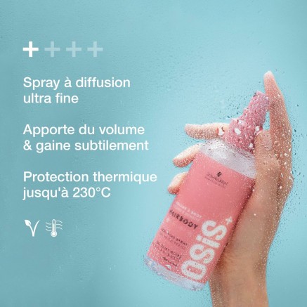Fixateur de Style Flexible Schwarzkopf Osis+ Hairbody 200 ml 2