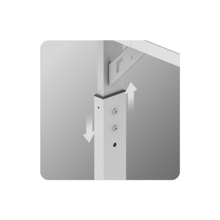 Mesa de Escritorio Gaming Huzaro HZ-Hero 2.6 White Blanco 2