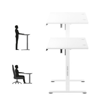 Schreibtisch Gaming Mark Adler MA-Leader 7.0 White Weiß