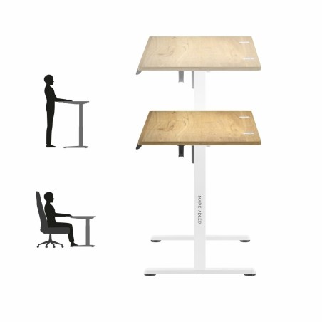 Schreibtisch Mark Adler MA-Leader 7.0 Craft Weiß Holz