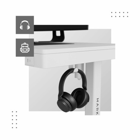 Schreibtisch Mark Adler MA-Leader 8.2 White Weiß