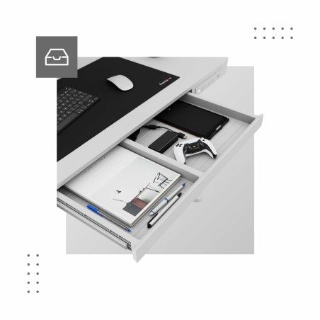 Schreibtisch Mark Adler MA-Leader 8.2 White Weiß