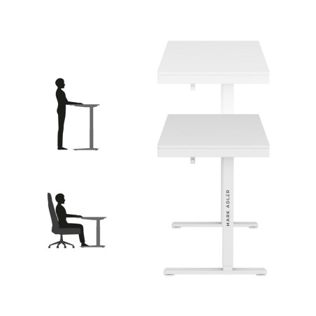 Schreibtisch Mark Adler MA-Leader 8.2 White Weiß