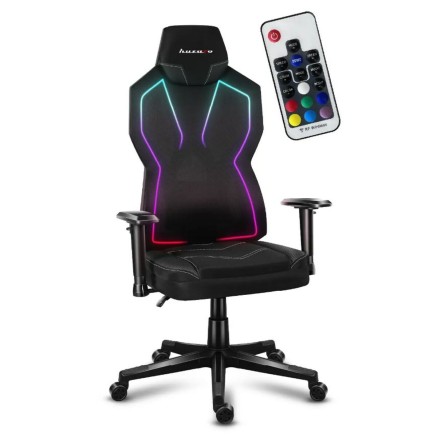 Chaise de jeu Huzaro Combat 6.2 Blanc Noir 2