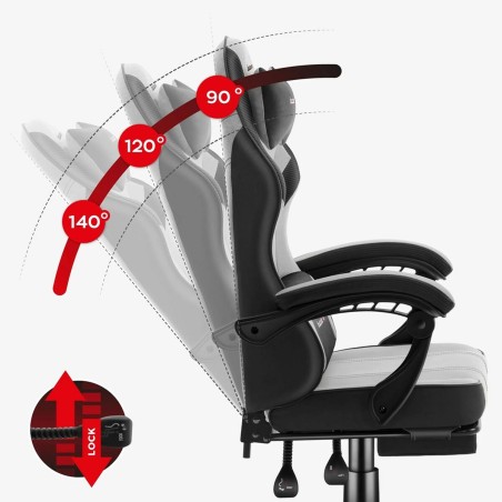 Gaming-Stuhl Huzaro HZ-FORCE 3.7 GREY