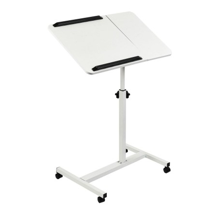 Schreibtisch MacLean MC-121 W Weiß Schwarz