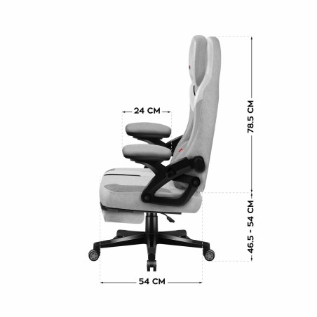 Sedia Gaming Huzaro HZ-FORCE 4.6 GREY
