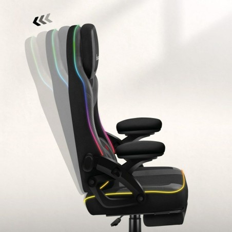 Gaming-Stuhl Huzaro HZ-FORCE 4.6 RGB BLACK MESH