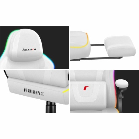 Gaming-Stuhl Huzaro HZ-FORCE 4.6 RGB WHITE MESH