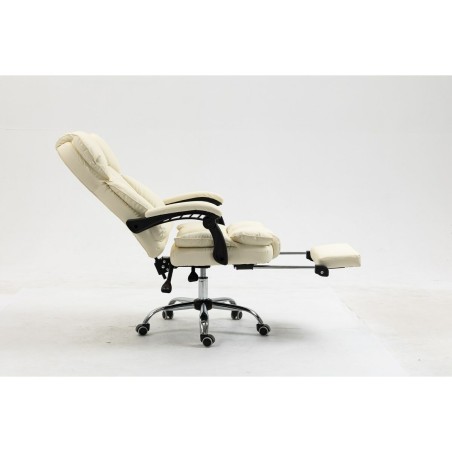 Chaise de Bureau Activejet YK7416 BE Noir Beige Argenté