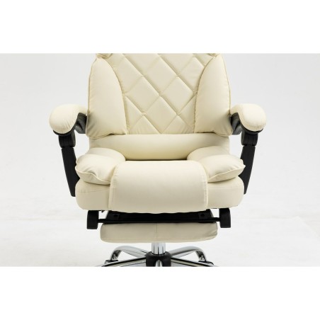 Chaise de Bureau Activejet YK7416 BE Noir Beige Argenté
