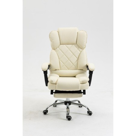 Chaise de Bureau Activejet YK7416 BE Noir Beige Argenté