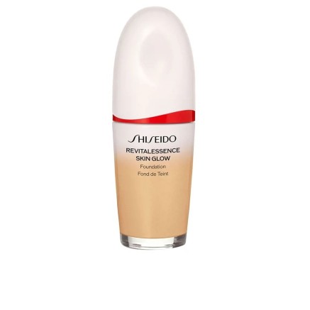 Base de maquillage liquide Shiseido Revitalessence Skin Glow Nº 340 3