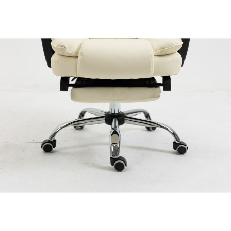 Chaise de Bureau Activejet YK7416 BE Noir Beige Argenté