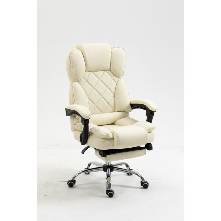 Chaise de Bureau Activejet YK7416 BE Noir Beige Argenté